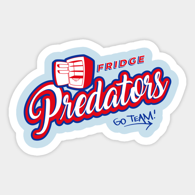 Fridge Predators Sticker by NathanielF